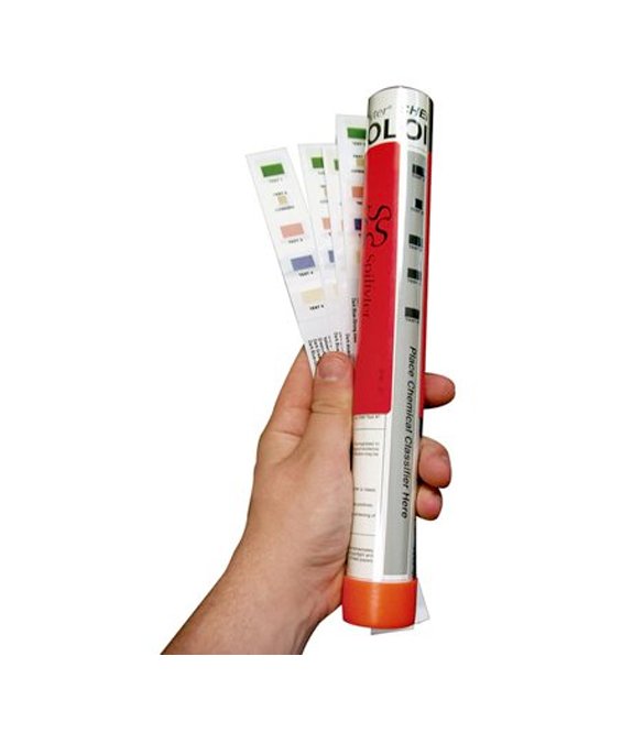 strisce per identificazione prodotti chimici