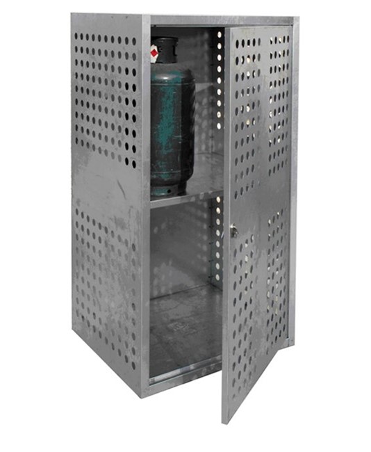 Armadio per stoccaggio di 4/10 bombole in acciaio Armadio per stoccaggio di 4/10 bombole in acciaio