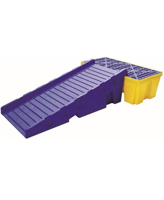 Rampa di salita per vasca di contenimento Rampa di salita per vasca di contenimento