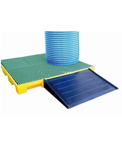 Piattaforma di contenimento modulare in polietilene