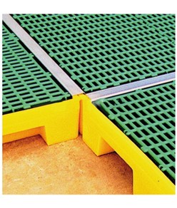 Piattaforma di contenimento modulare in polietilene