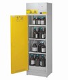 Armadio di sicurezza certificato per acidi, chimici e basi con elettroaspiratore - dimensioni 600x500x h1998 mm