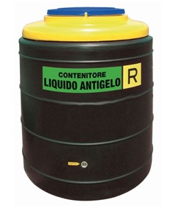 Contenitore in polietilene per raccolta liquido antigelo con capacità 300 L