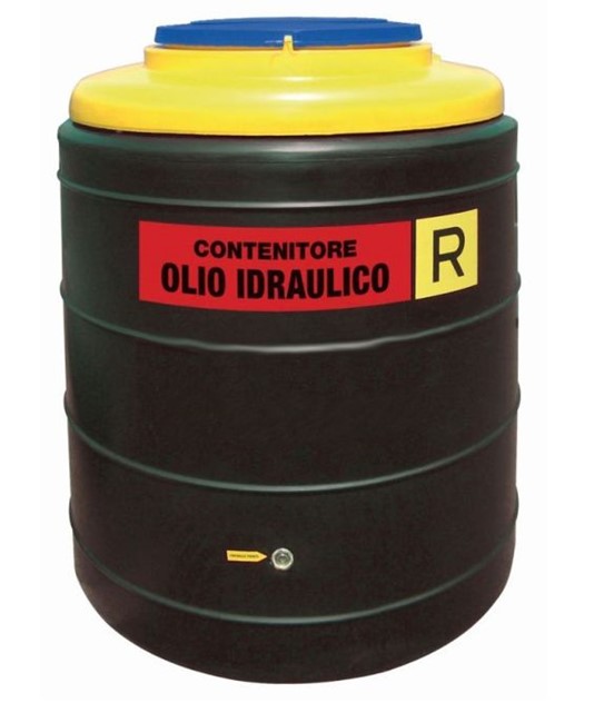 Contenitore in polietilene per raccolta olio idraulico Contenitore in polietilene per raccolta olio idraulico