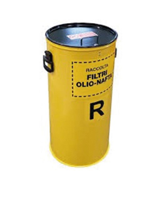 Contenitore per filtri olio usati Contenitore per filtri olio usati
