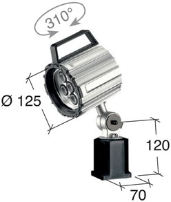 Lampada a led per macchine utensili