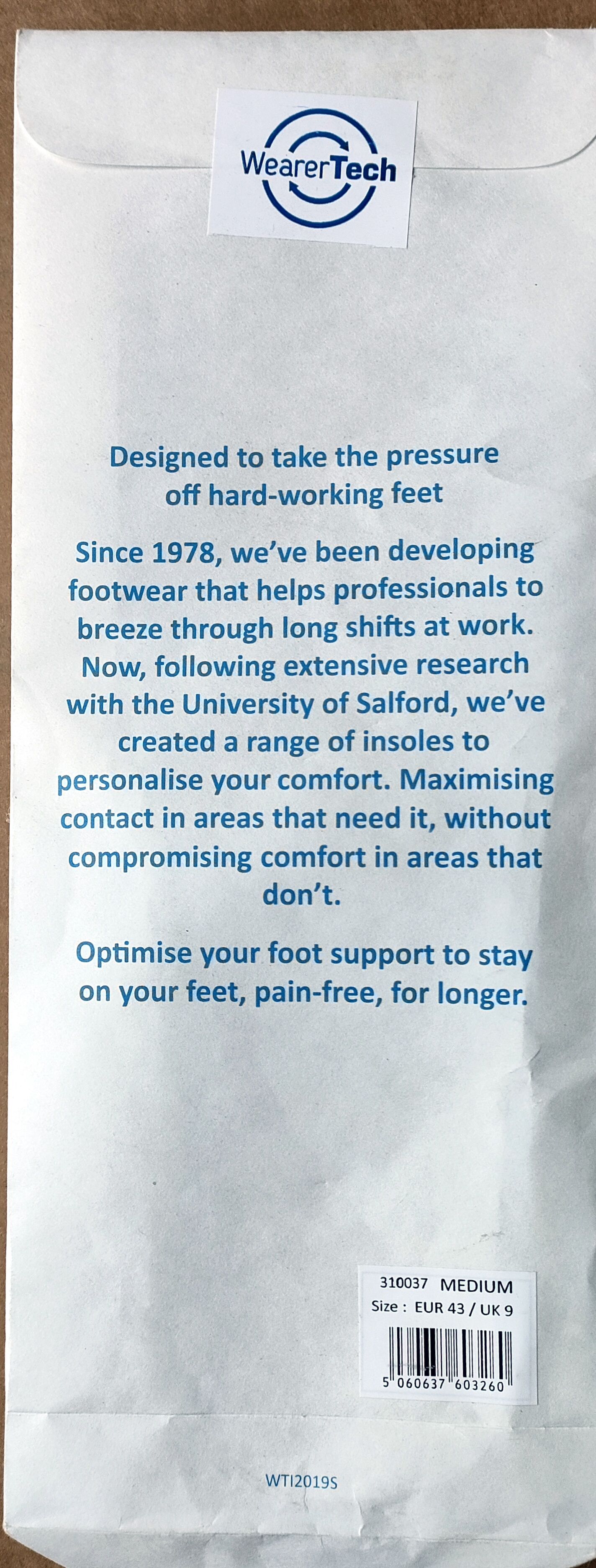 Solette per scarpe antinfortunistiche  310037 Offerta