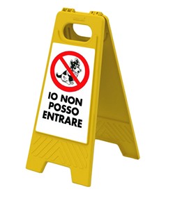 Cavalletto segnaletico personalizzato