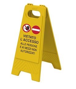 Cavalletto segnaletico personalizzato