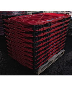 Kit di 4 transenne stradali pubblicitari, in policarbonato robusto alleggerito  ZT80150 Kit di 4 transenne stradali pubblicitari, in policarbonato robusto alleggerito  ZT80150