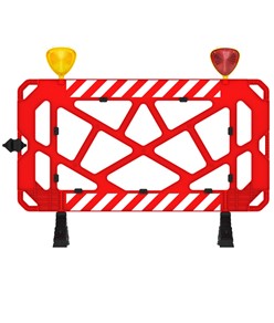 Transenna stradale pubblicitaria, in policarbonato robusto alleggerito  ZT80150 Transenna stradale pubblicitaria, in policarbonato robusto alleggerito  ZT80150