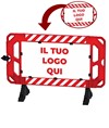 Transenna stradale pubblicitaria, in policarbonato robusto alleggerito  ZT80150 Transenna stradale pubblicitaria, in policarbonato robusto alleggerito  ZT80150