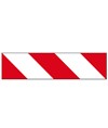 Adesivo rifrangente a strisce bianco/rosse