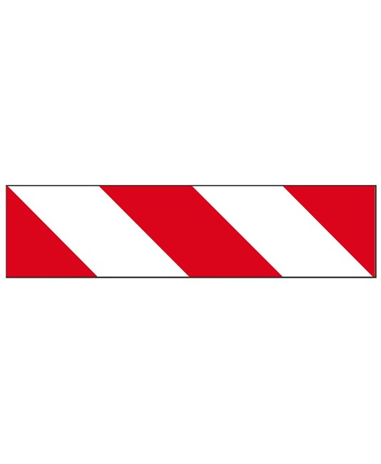 Adesivo rifrangente a strisce bianco/rosse Adesivo rifrangente a strisce bianco/rosse