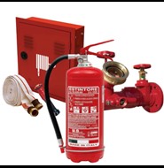 Estintori antincendio e attrezzatura