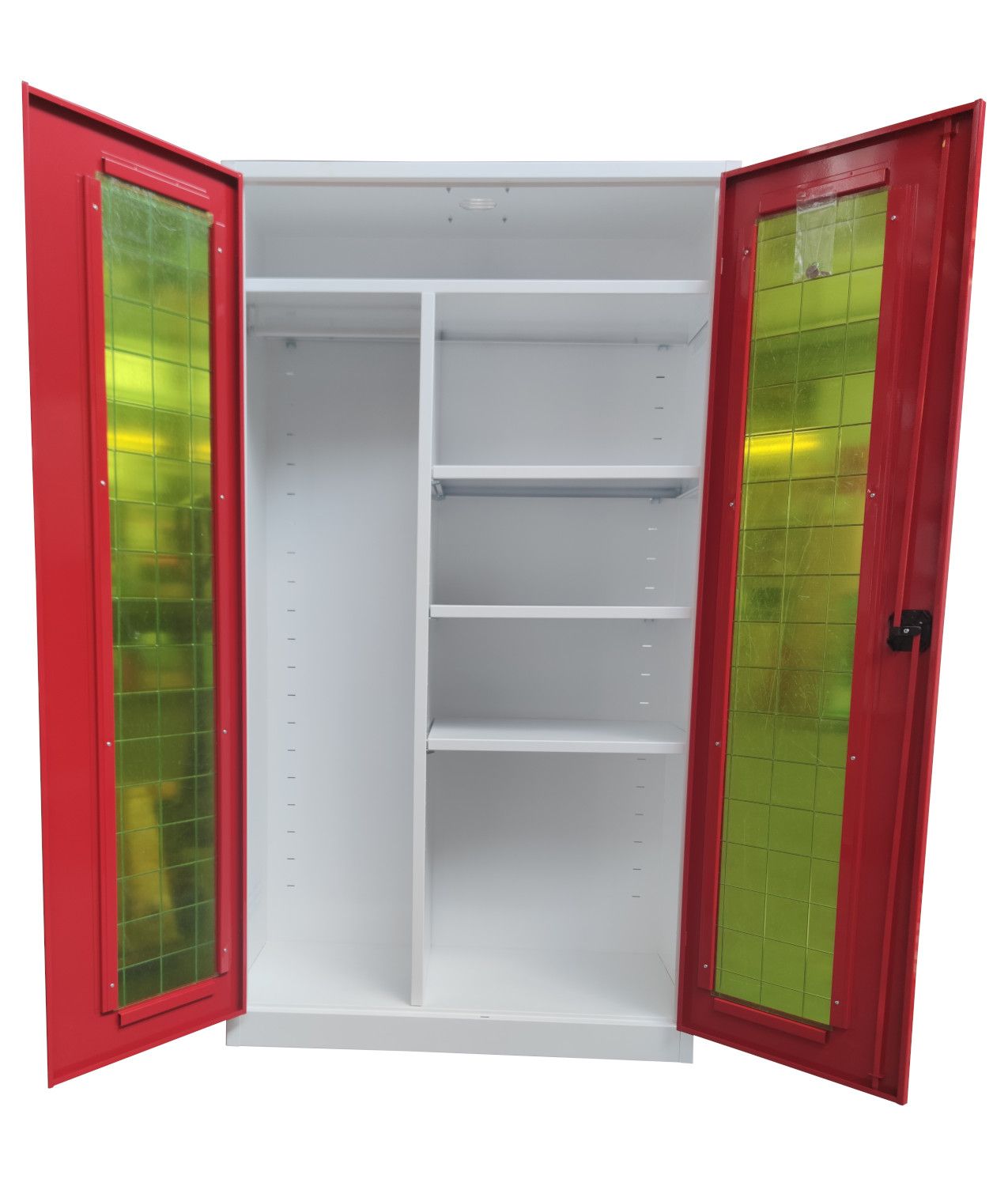 Armadio per DPI con ante in vetro e appendiabiti Safemax