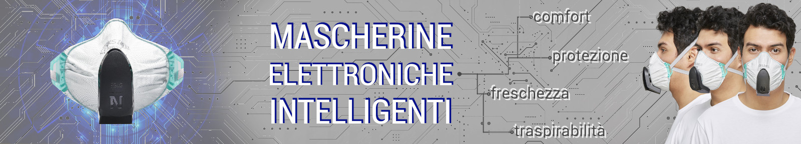 Mascherine FFP3 elettroniche Mascherine FFP3 elettroniche