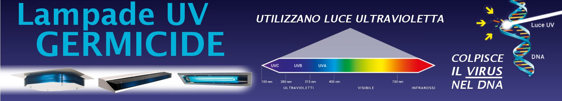 Lampade UV sanificanti