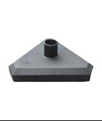 Base economica in PVC riempita in cemento  SEG CN93