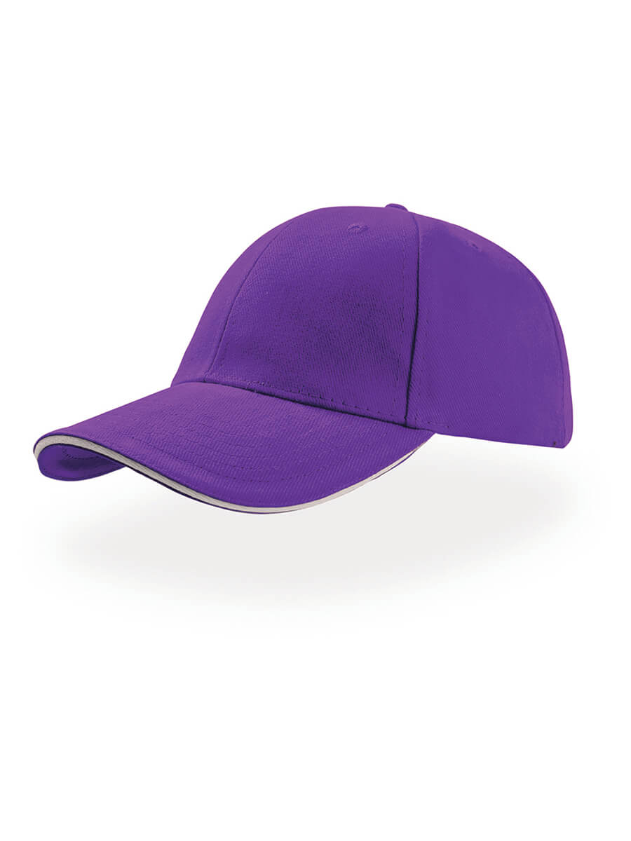 CAPPELLO VISIERA CURVA 6 PANNELLI Atlantis
