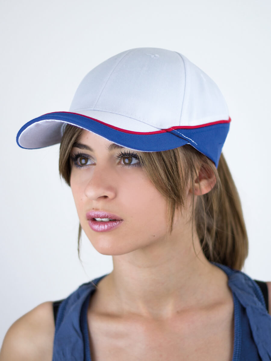 CAPPELLO VISIERA CURVA 6 PANNELLI Atlantis