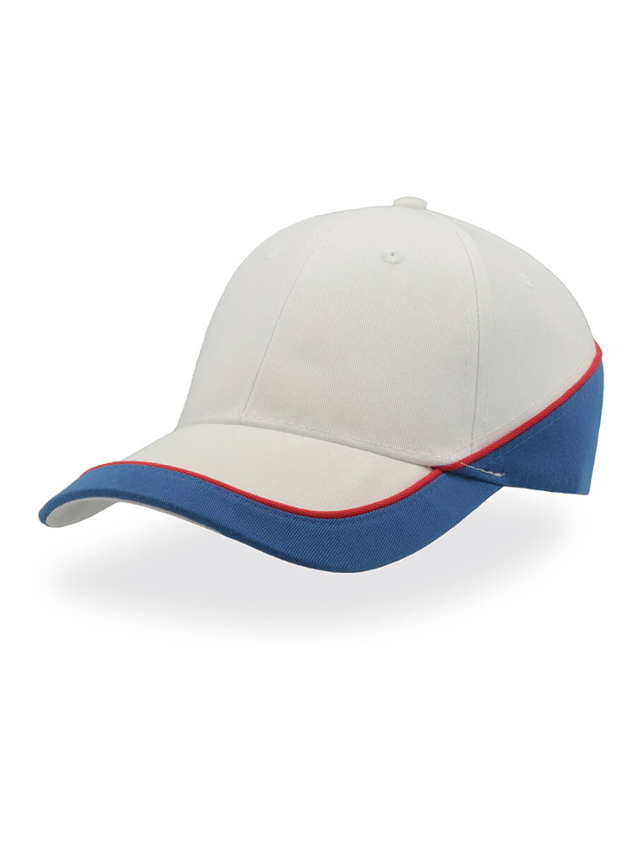 CAPPELLO VISIERA CURVA 6 PANNELLI Atlantis