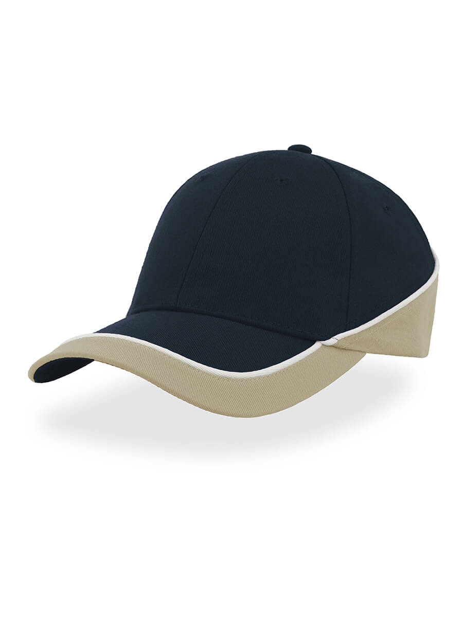 CAPPELLO VISIERA CURVA 6 PANNELLI Atlantis