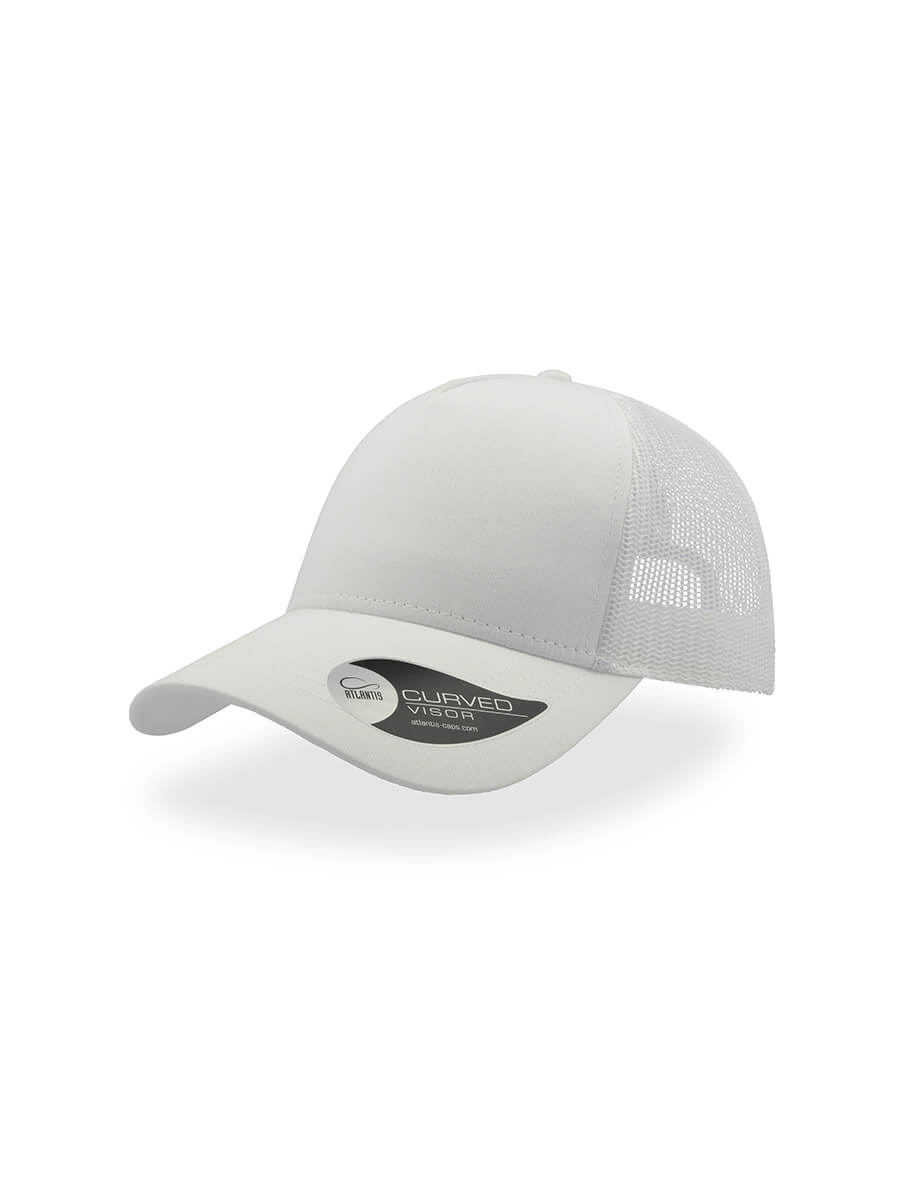 CAPPELLO VISIERA CURVA 5 PANNELLI MESH POSTERIORE Atlantis