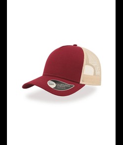 CAPPELLO VISIERA CURVA 5 PANNELLI MESH POSTERIORE Atlantis