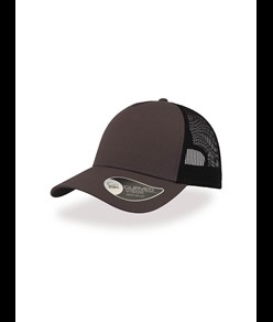 CAPPELLO VISIERA CURVA 5 PANNELLI MESH POSTERIORE Atlantis