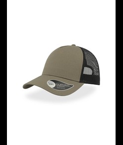 CAPPELLO VISIERA CURVA 5 PANNELLI MESH POSTERIORE Atlantis