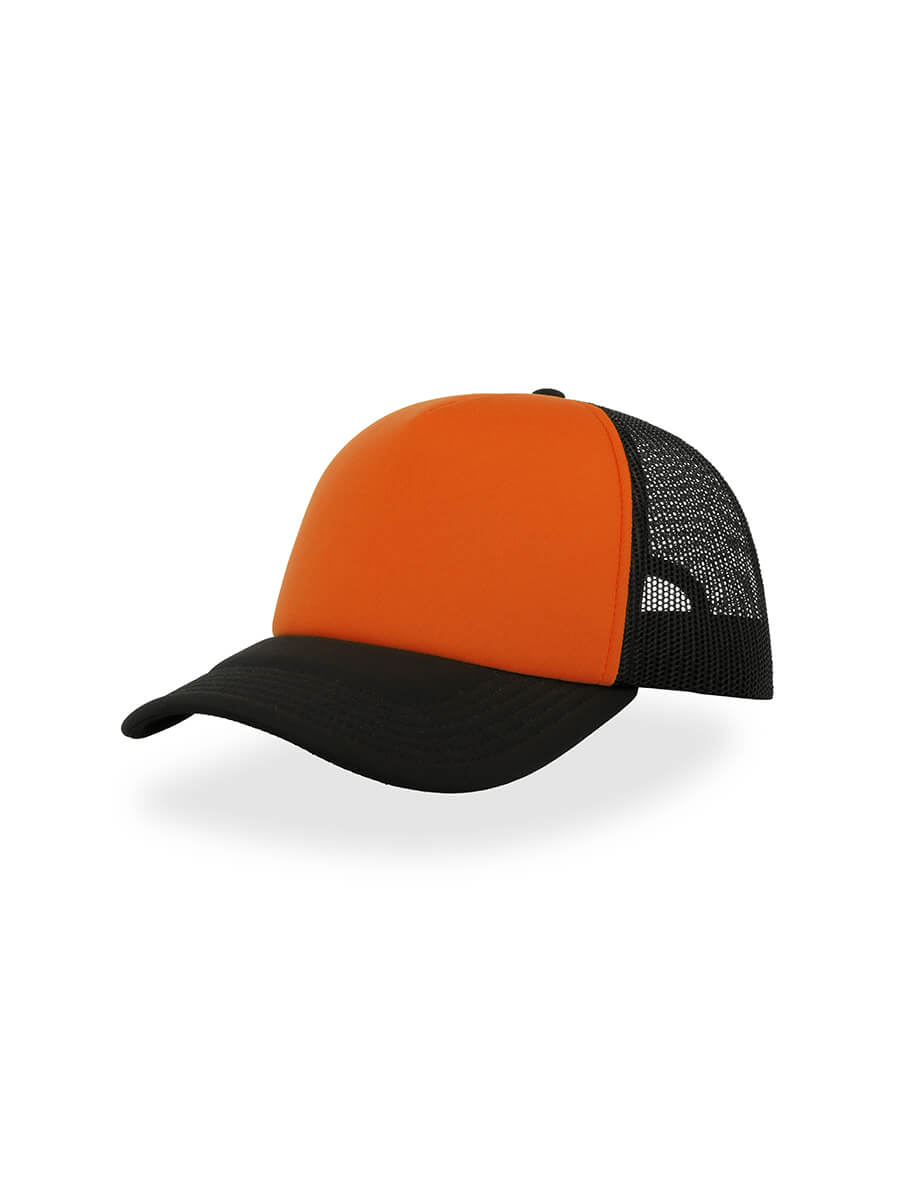 CAPPELLO VISIERA CURVA 5 PANNELLI MESH POSTERIORE Atlantis