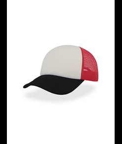 CAPPELLO VISIERA CURVA 5 PANNELLI MESH POSTERIORE Atlantis