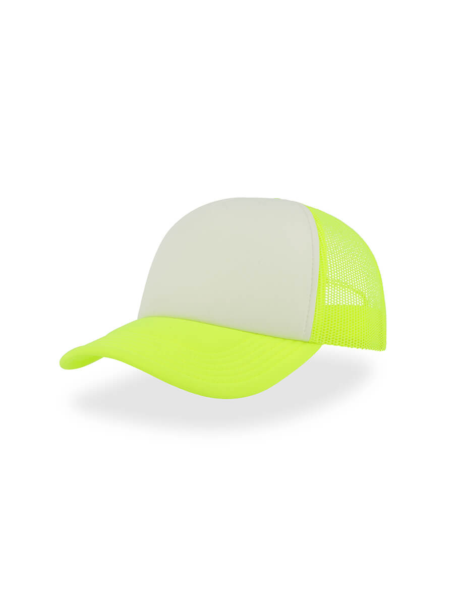 CAPPELLO VISIERA CURVA 5 PANNELLI MESH POSTERIORE Atlantis