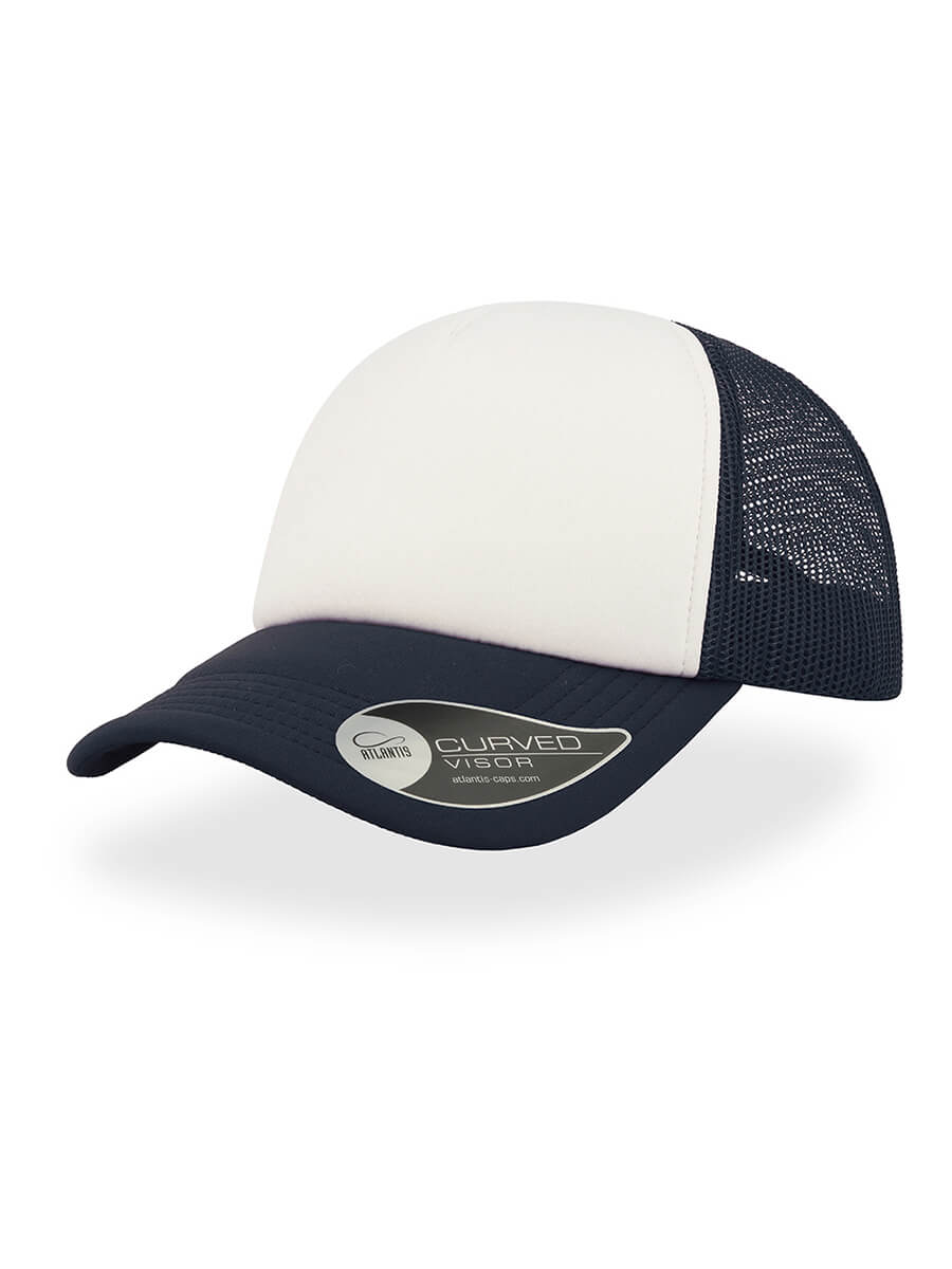 CAPPELLO VISIERA CURVA 5 PANNELLI MESH POSTERIORE Atlantis