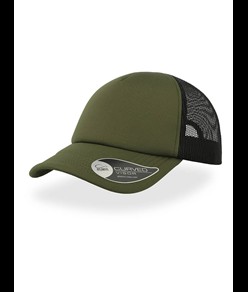 CAPPELLO VISIERA CURVA 5 PANNELLI MESH POSTERIORE Atlantis