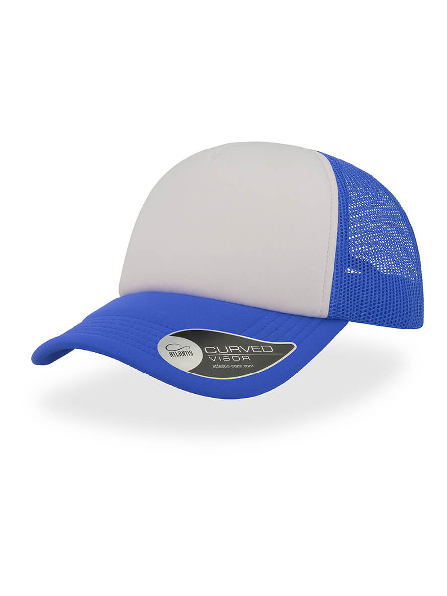 CAPPELLO VISIERA CURVA 5 PANNELLI MESH POSTERIORE Atlantis