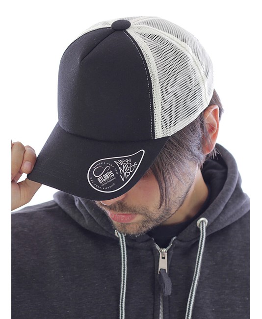 CAPPELLO VISIERA MID 5 PANNELLI MESH POSTERIORE Atlantis CAPPELLO VISIERA MID 5 PANNELLI MESH POSTERIORE Atlantis