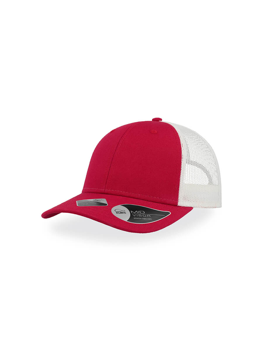 CAPPELLO VISIERA MID 6 PANNELLI MESH POSTERIORE Atlantis