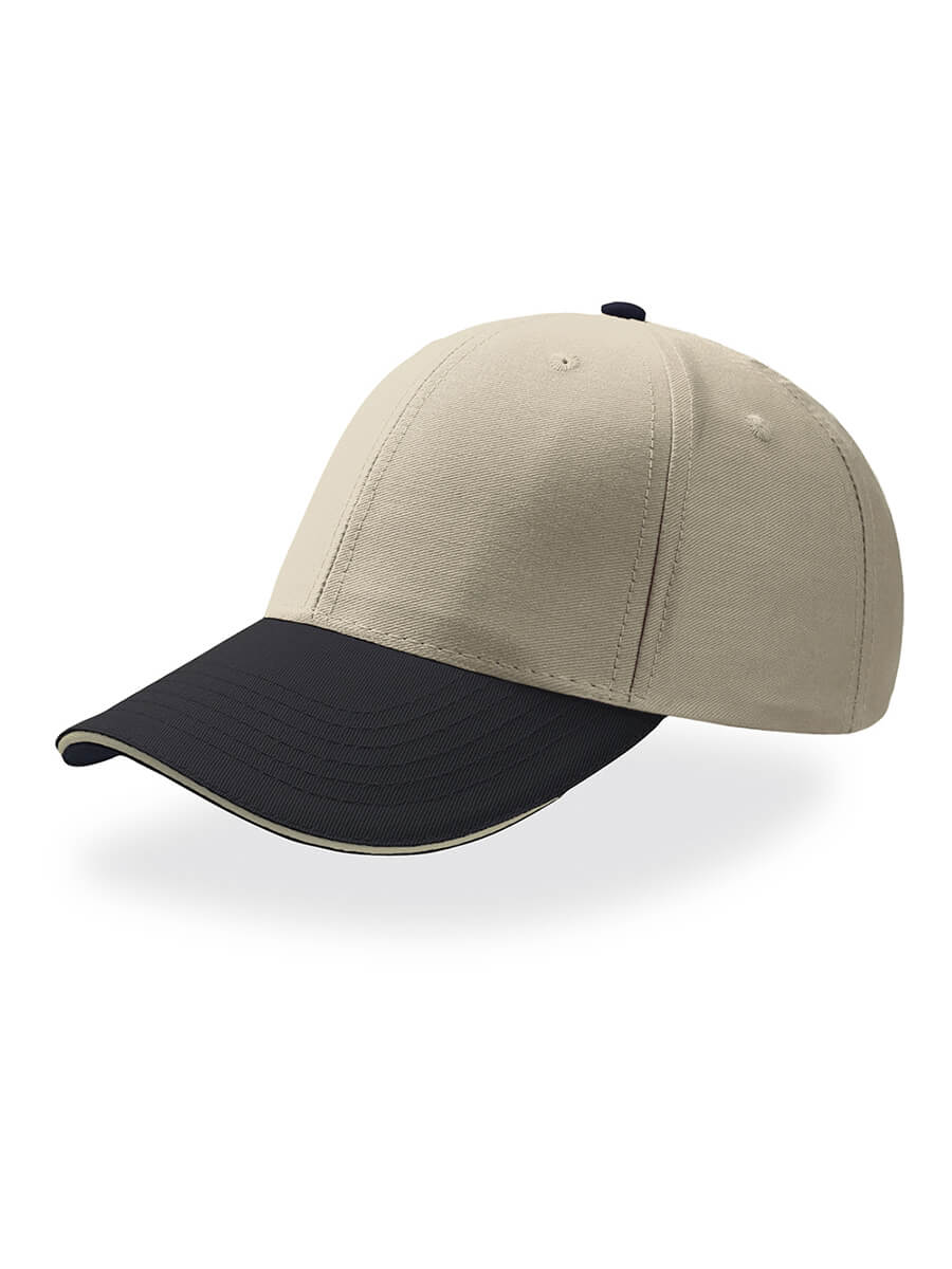 CAPPELLO VISIERA CURVA 6 PANNELLI Atlantis