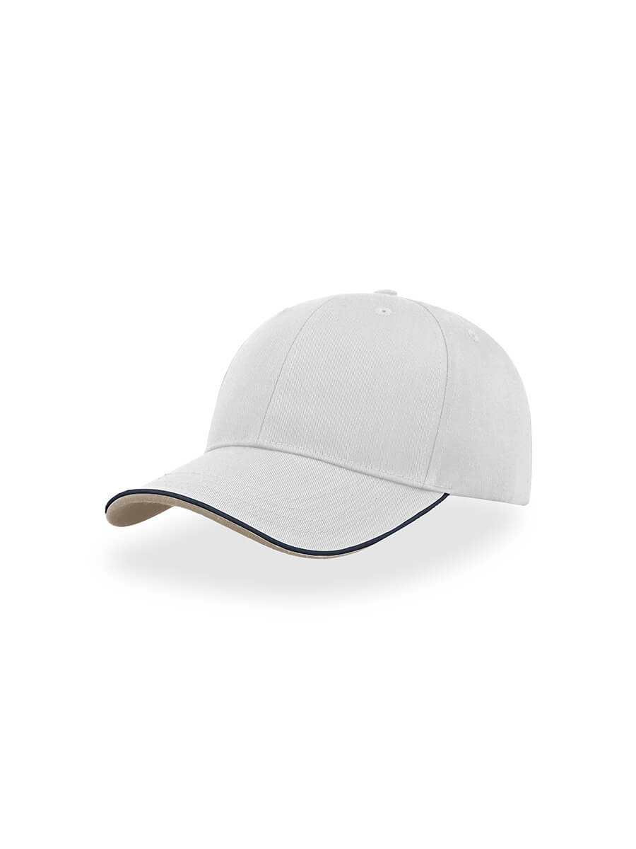 CAPPELLO VISIERA CURVA 6 PANNELLI Atlantis