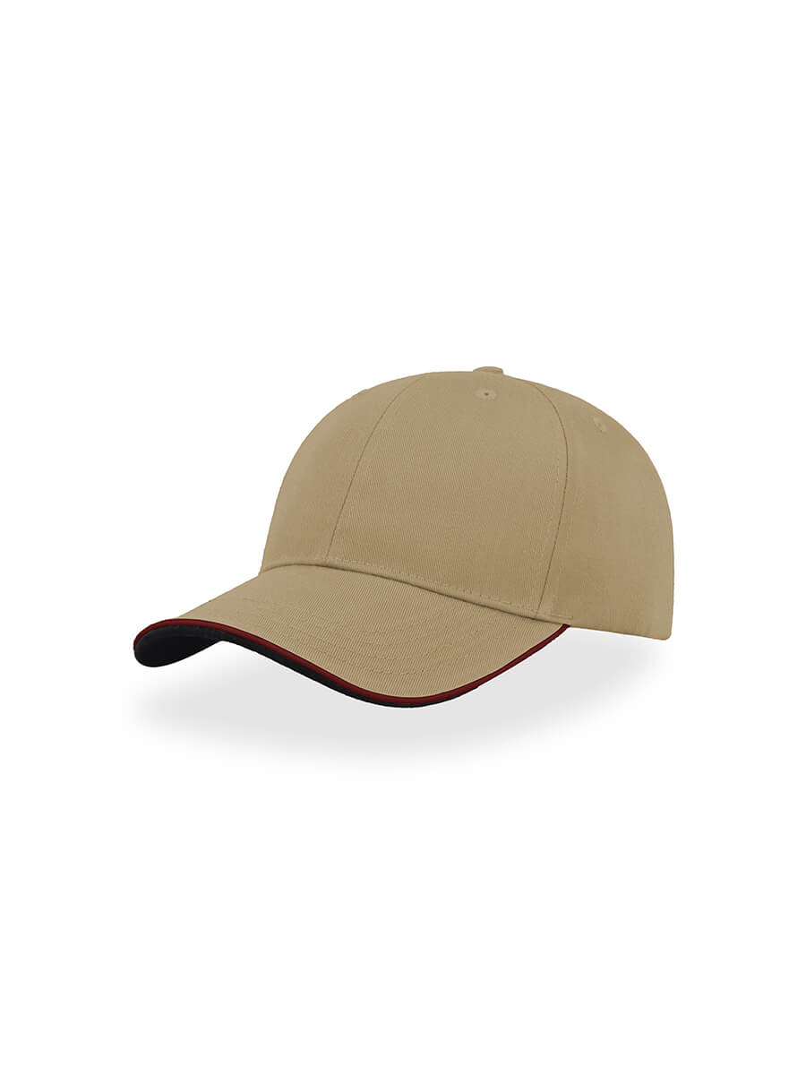 CAPPELLO VISIERA CURVA 6 PANNELLI Atlantis