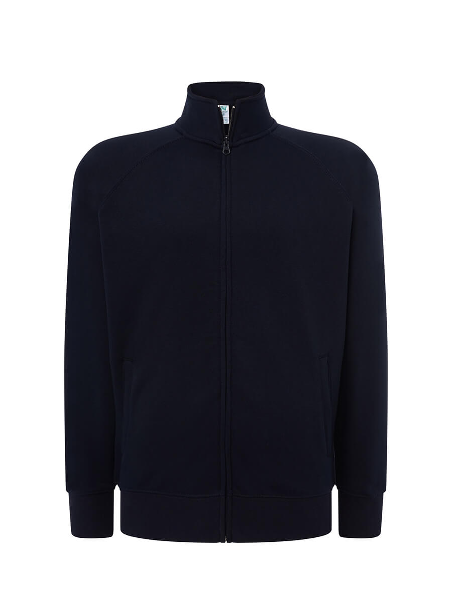 FELPA UNISEX ZIP INTERA LEGGERA FRENCH TERRY JHK