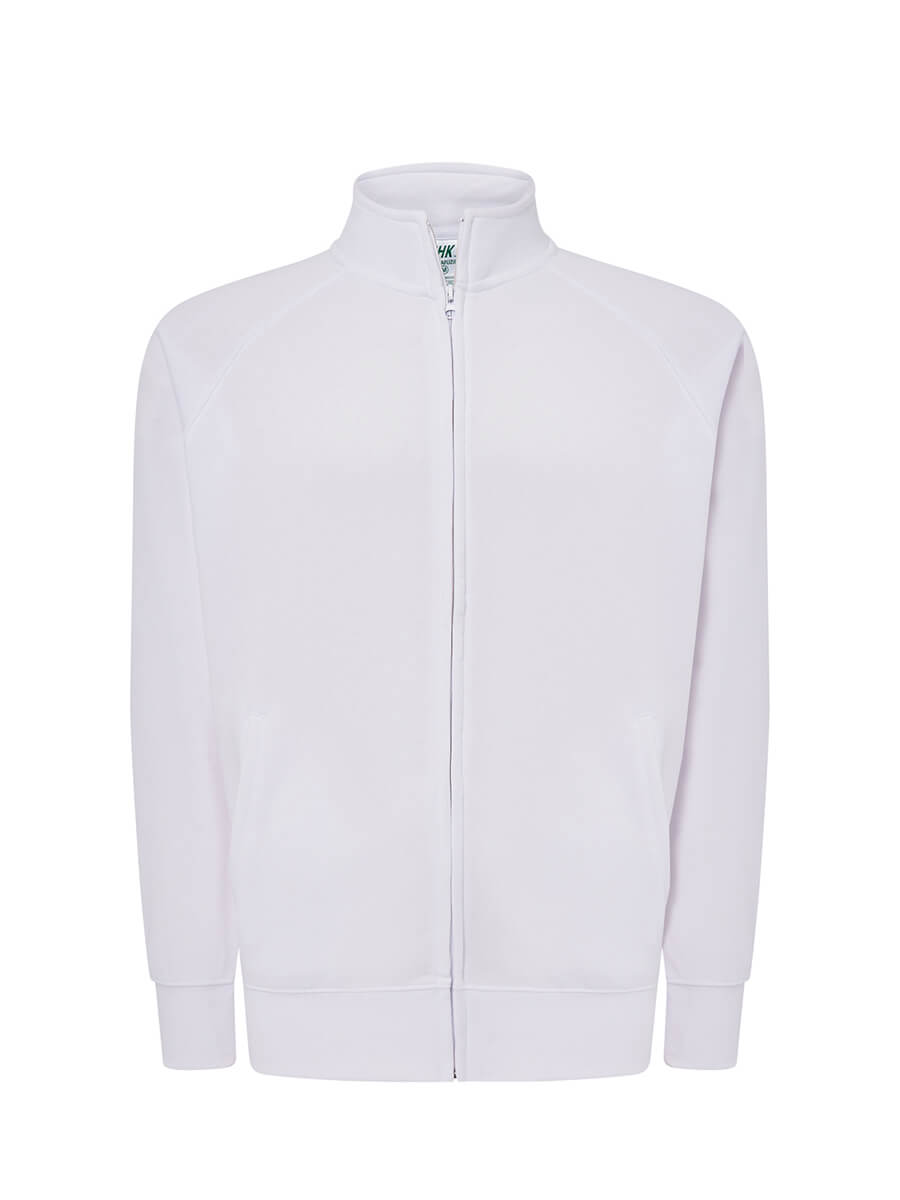 FELPA UNISEX ZIP INTERA LEGGERA FRENCH TERRY JHK