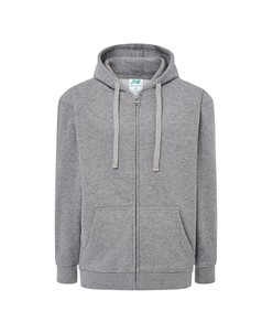 FELPA UOMO CAPPUCCIO E ZIP LEGGERA FRENCH TERRY JHK FELPA UOMO CAPPUCCIO E ZIP LEGGERA FRENCH TERRY JHK