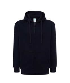 FELPA UOMO CAPPUCCIO E ZIP LEGGERA FRENCH TERRY JHK FELPA UOMO CAPPUCCIO E ZIP LEGGERA FRENCH TERRY JHK