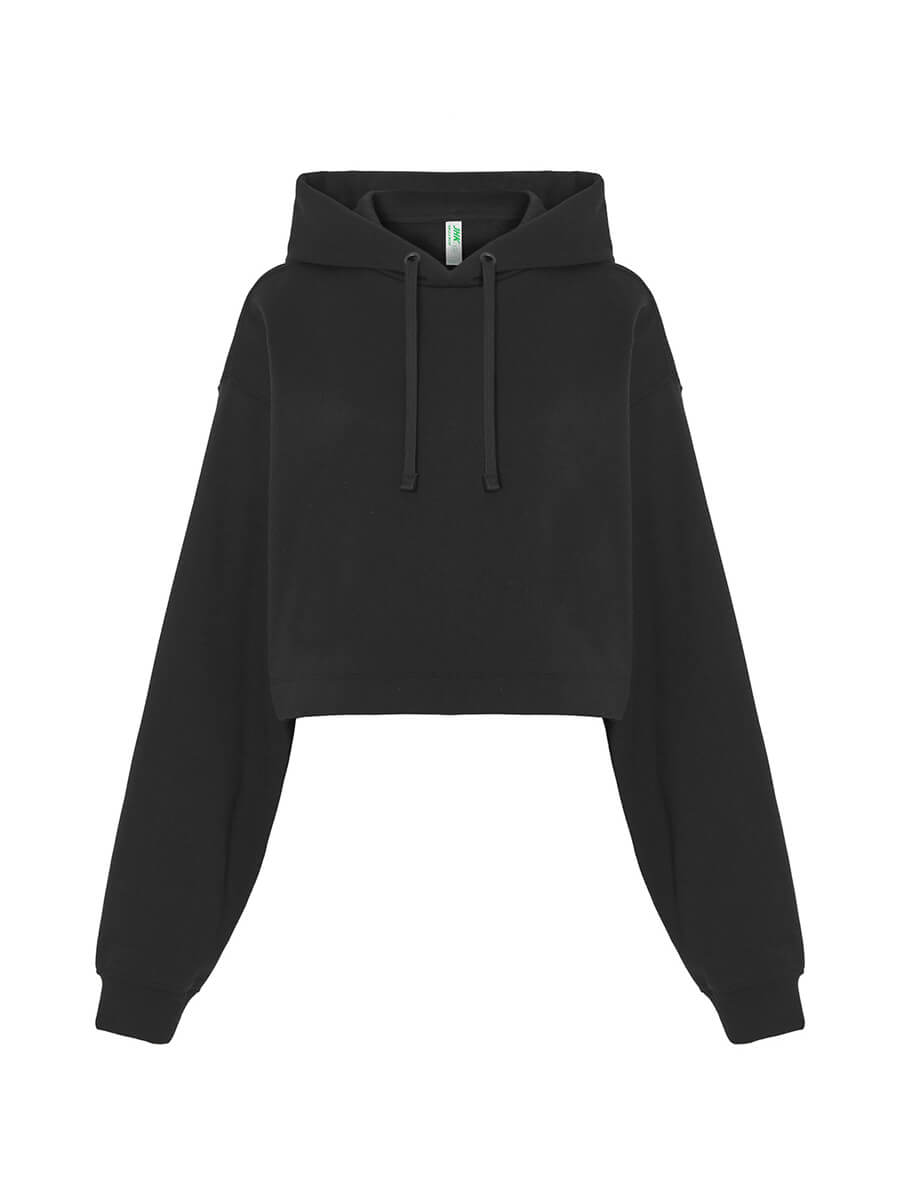 FELPA DONNA CAPPUCCIO REGULAR CROPPED JHK