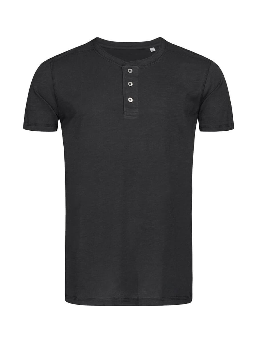 T-SHIRT UOMO MANICA CORTA COLLO 3 BOTTONI Stedman