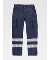 PANTALONE DA LAVORO MULTITASCHE BANDE RIFRANGENTI Workteam PANTALONE DA LAVORO MULTITASCHE BANDE RIFRANGENTI Workteam