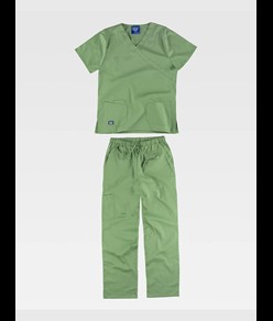 COMPLETO UNISEX CASACCA + PANTALONE TESSUTO ELASTICIZZATO Workteam